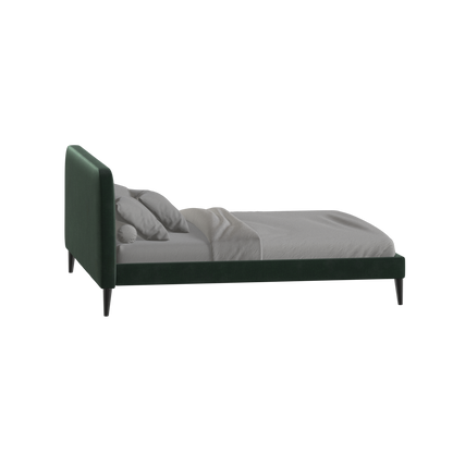 Selma Double Bed with Deep Vertical Tufting