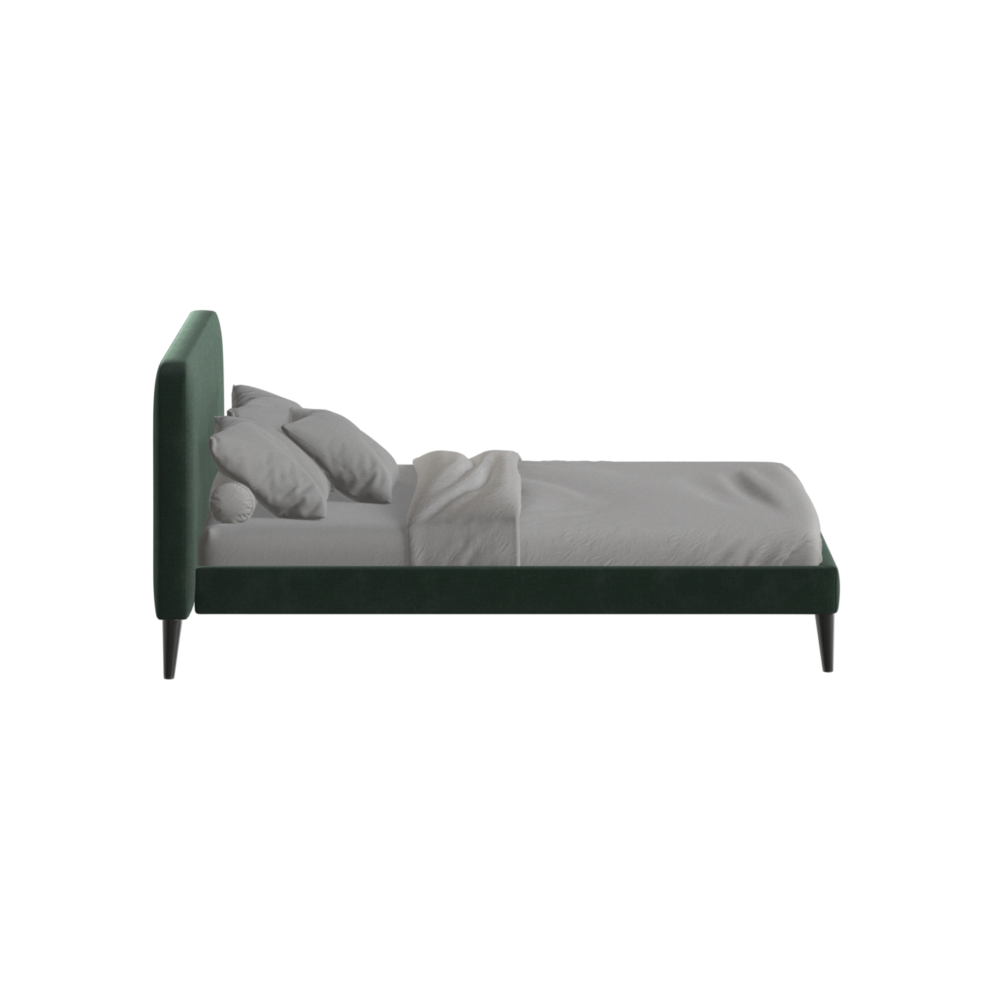 Selma Double Bed with Deep Vertical Tufting