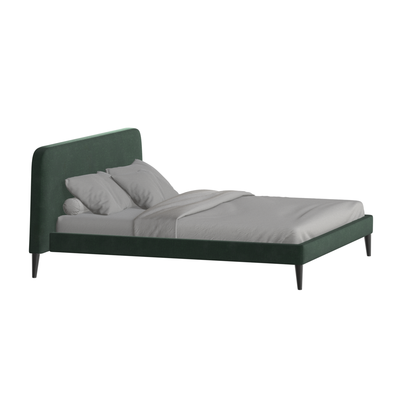 Selma Double Bed with Deep Vertical Tufting