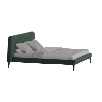 Selma Double Bed with Deep Vertical Tufting