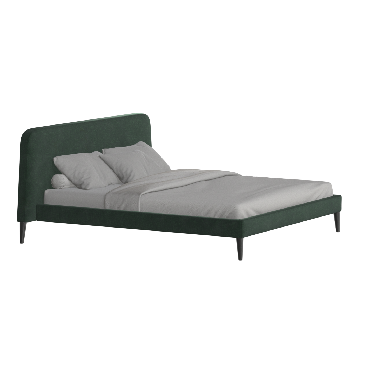 Selma Double Bed with Deep Vertical Tufting