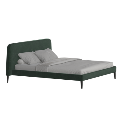 Selma Double Bed with Deep Vertical Tufting