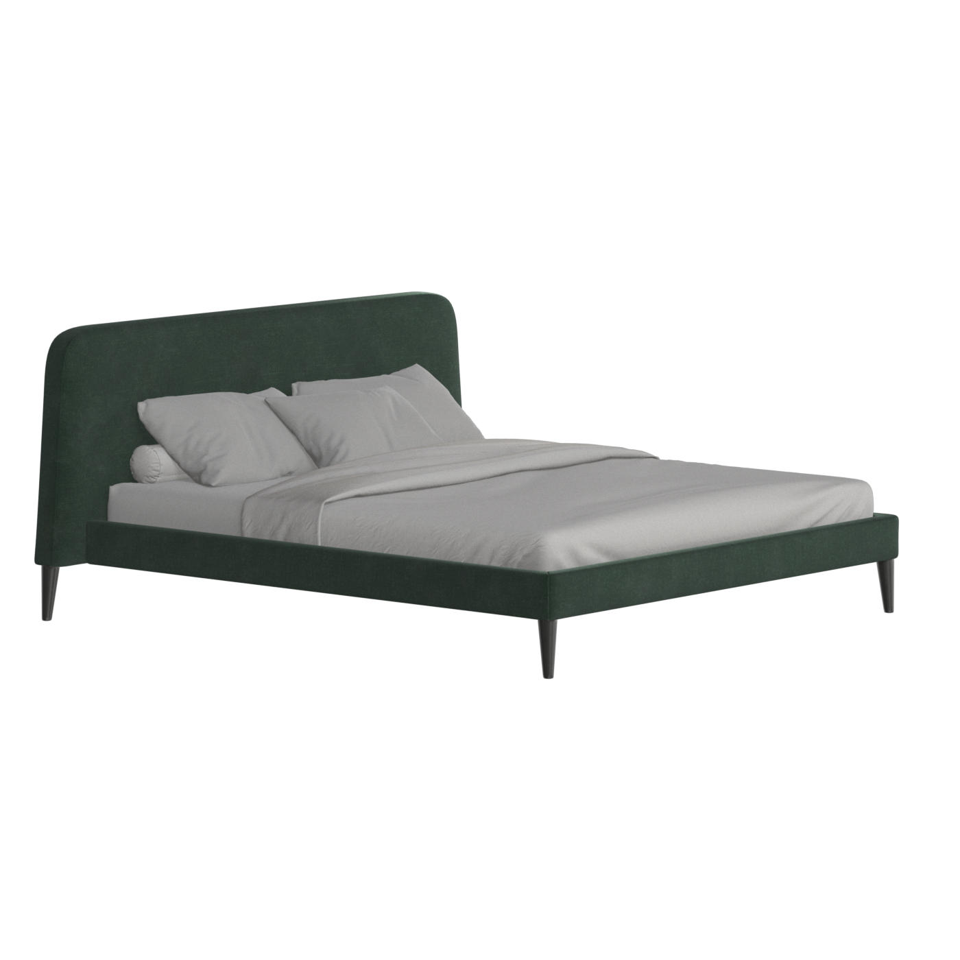 Selma Double Bed with Deep Vertical Tufting