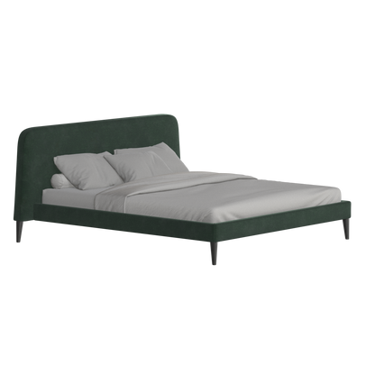 Selma Double Bed with Deep Vertical Tufting