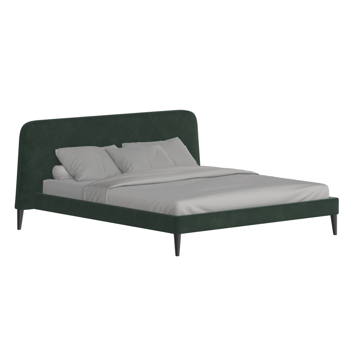 Selma Double Bed with Deep Vertical Tufting