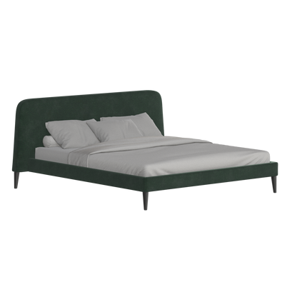 Selma Double Bed with Deep Vertical Tufting