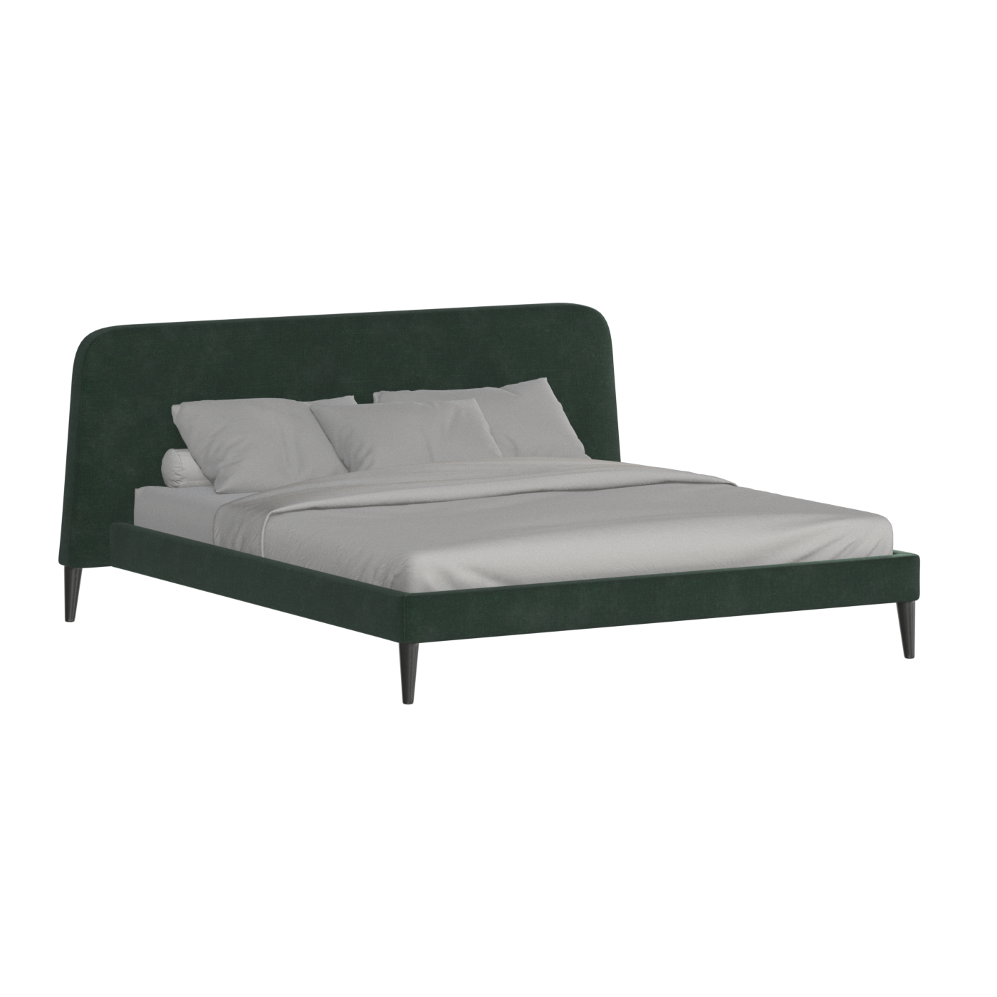 Selma Double Bed with Deep Vertical Tufting