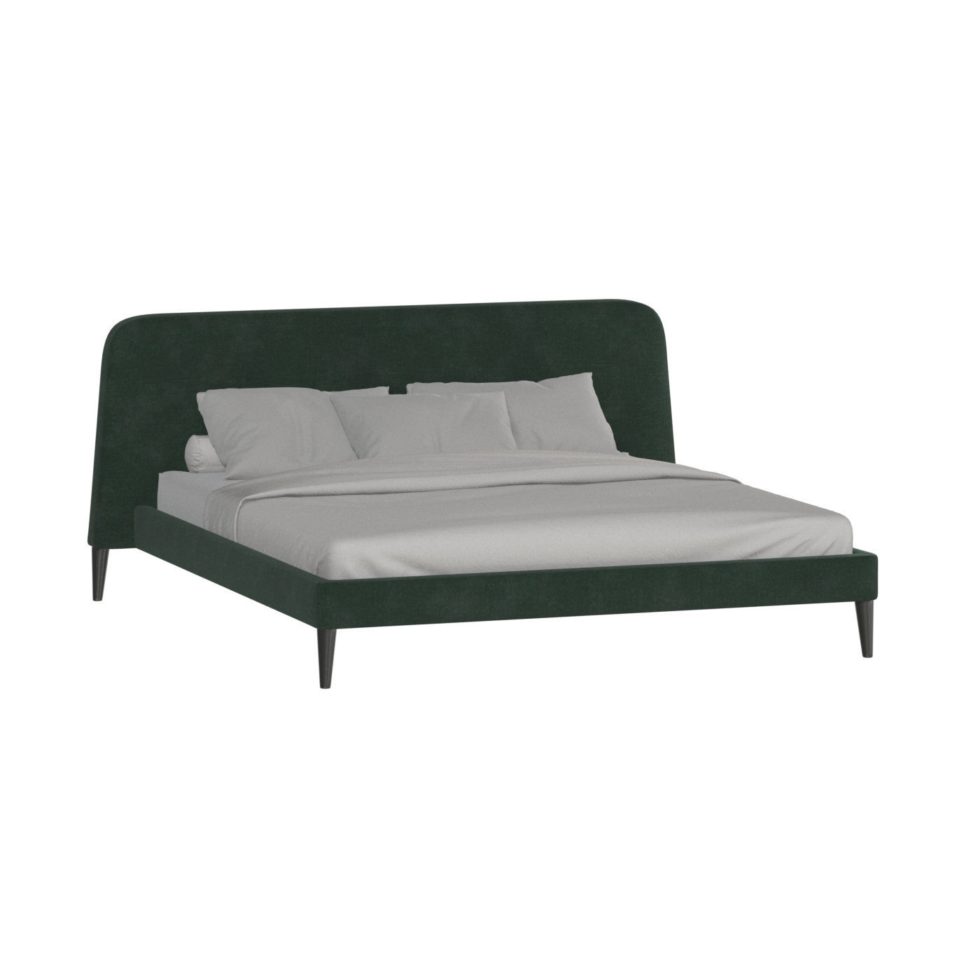 Selma Double Bed with Deep Vertical Tufting