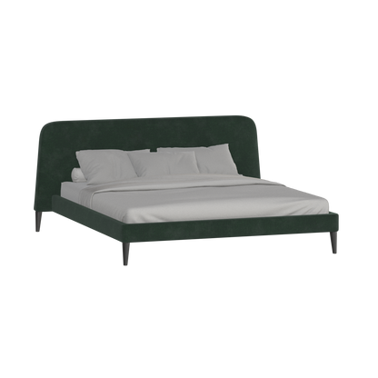 Selma Double Bed with Deep Vertical Tufting
