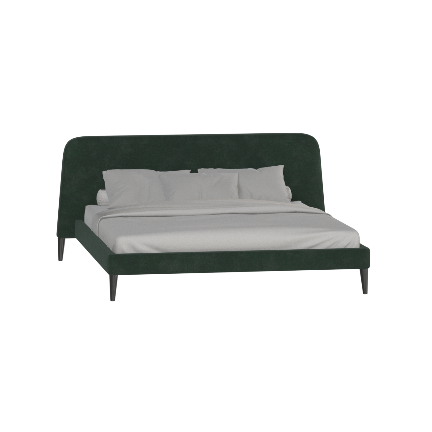 Selma Double Bed with Deep Vertical Tufting