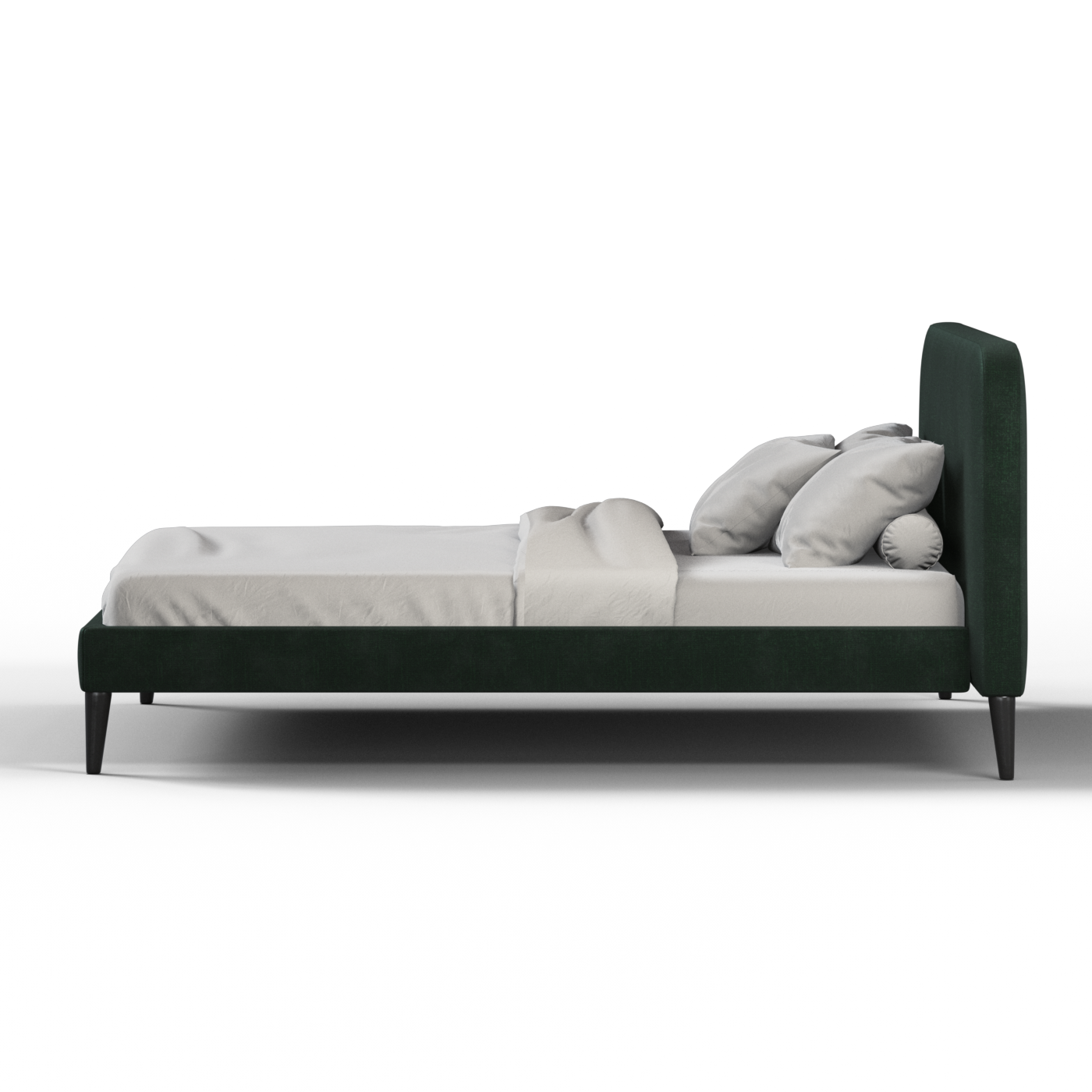 Selma Double Bed with Deep Vertical Tufting