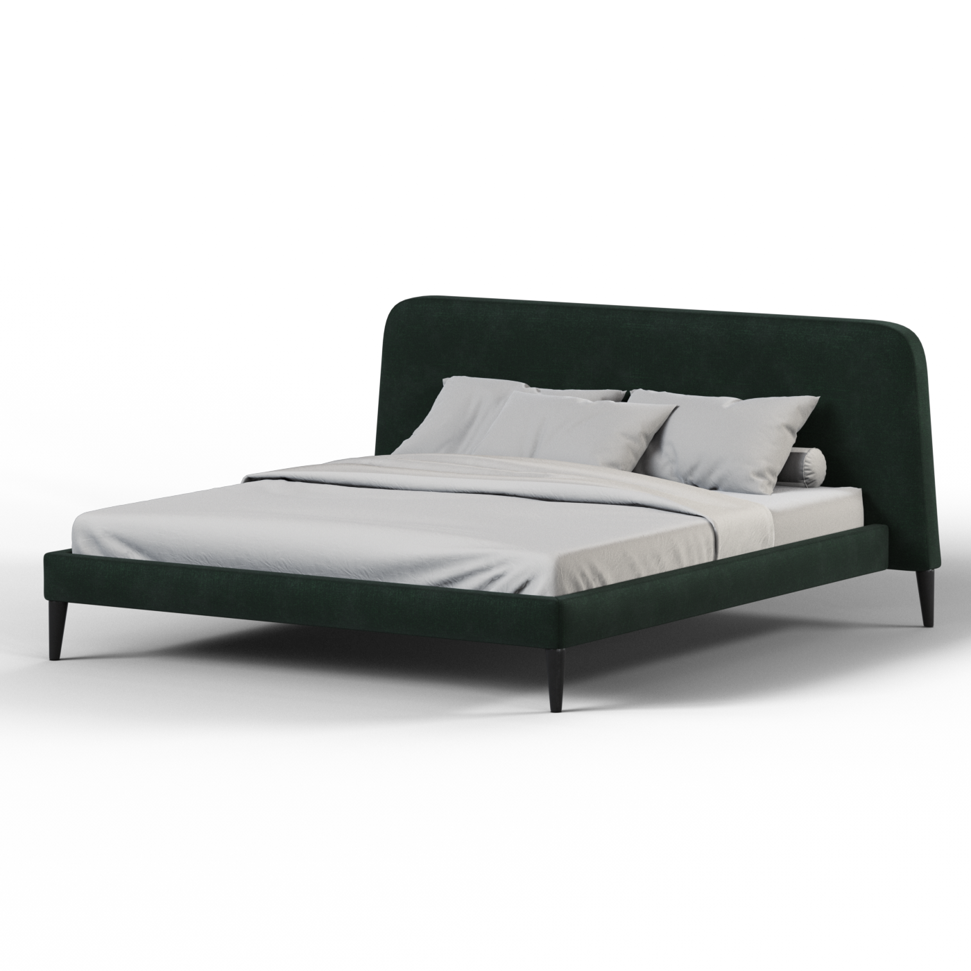 Selma Double Bed with Deep Vertical Tufting