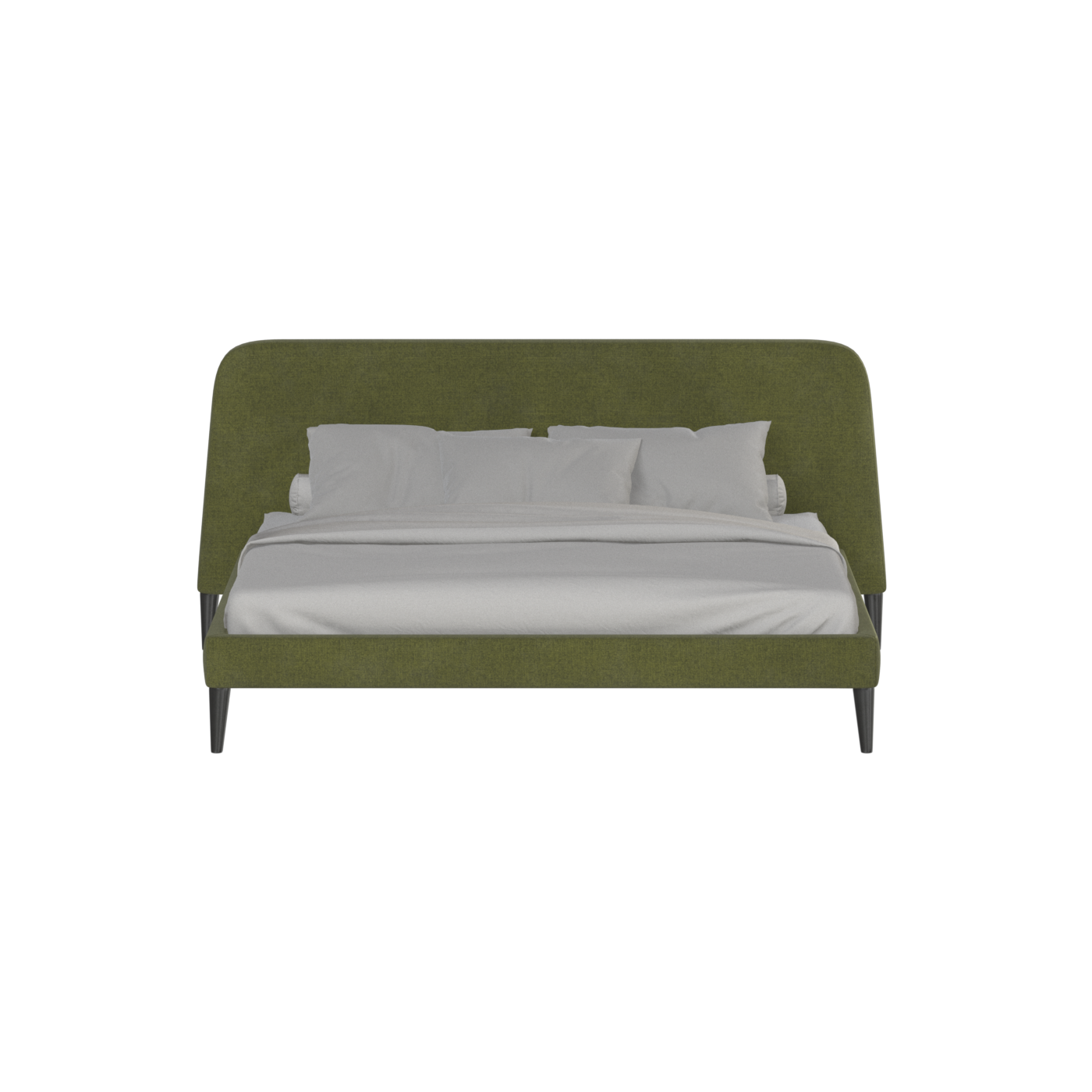 Selma Double Bed with Deep Vertical Tufting