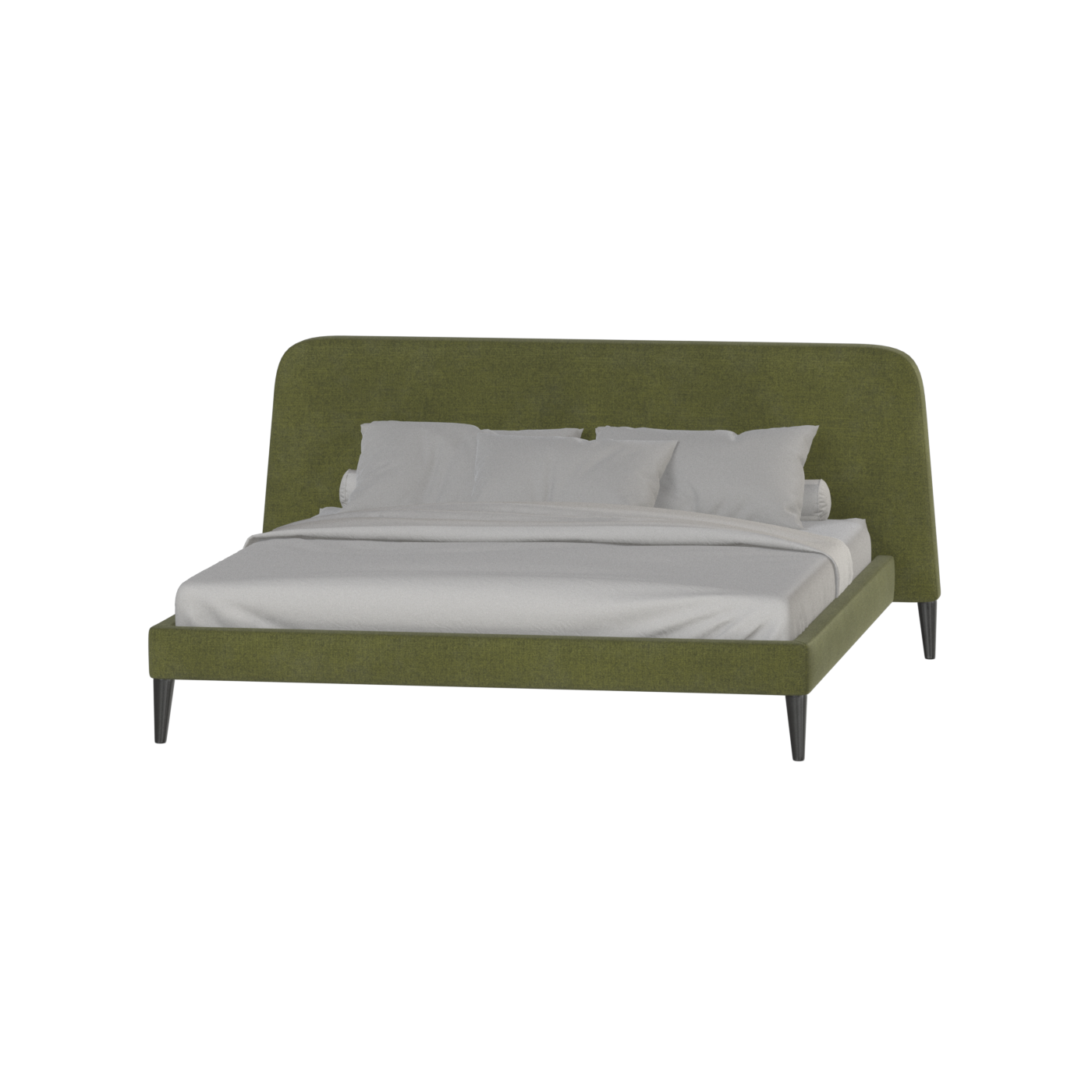 Selma Double Bed with Deep Vertical Tufting