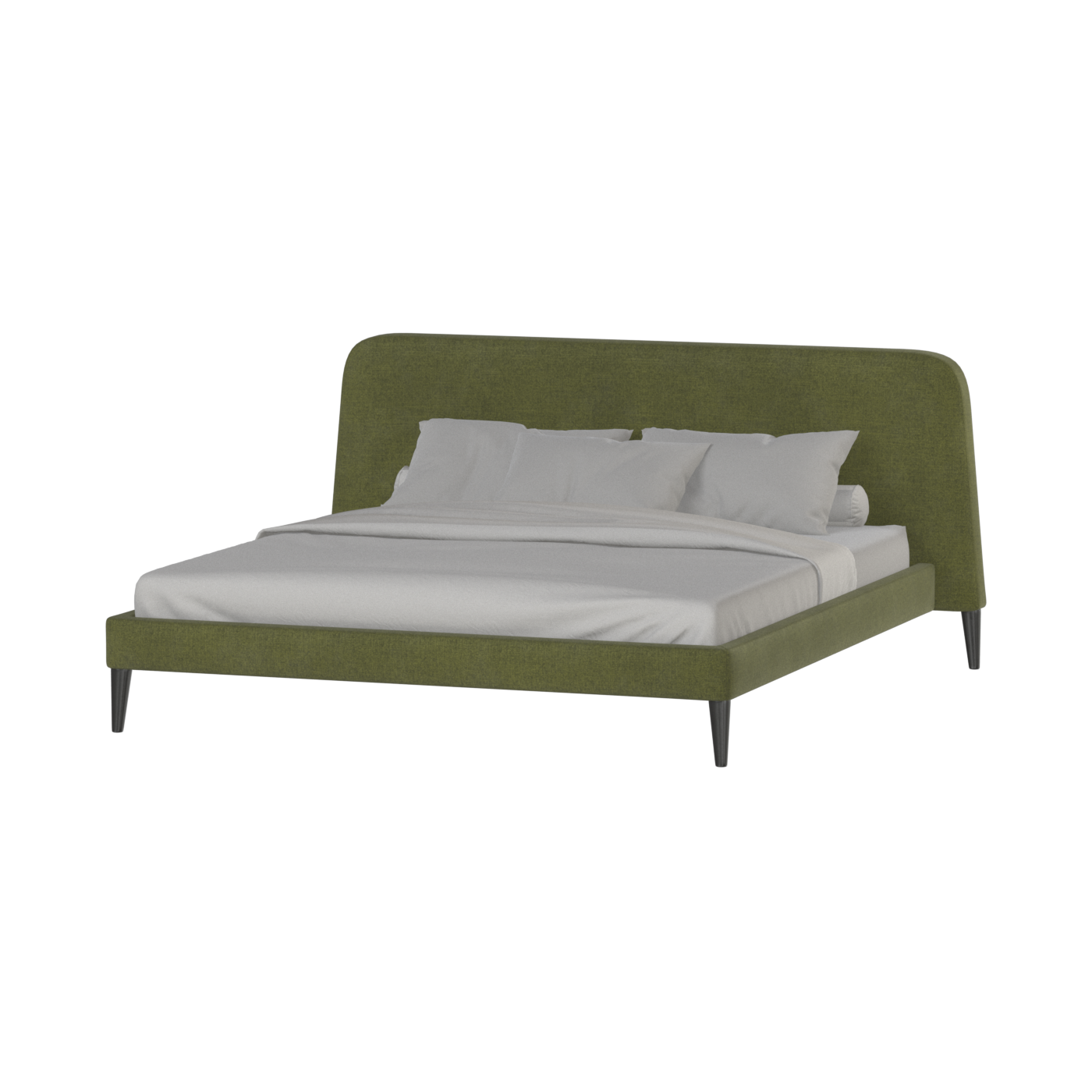 Selma Double Bed with Deep Vertical Tufting