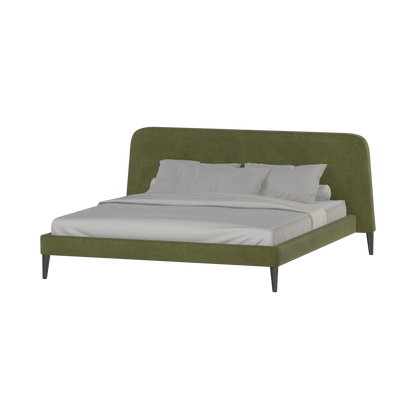 Selma Double Bed with Deep Vertical Tufting