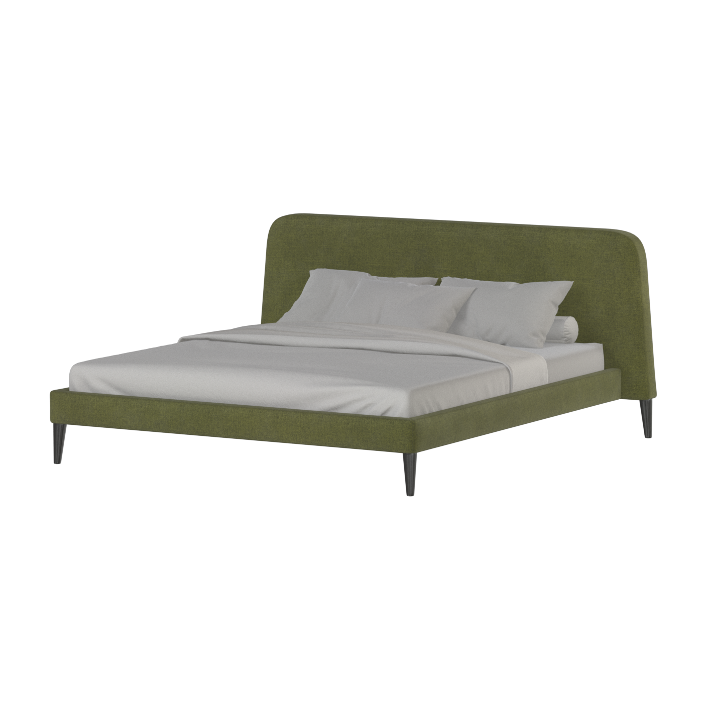 Selma Double Bed with Deep Vertical Tufting