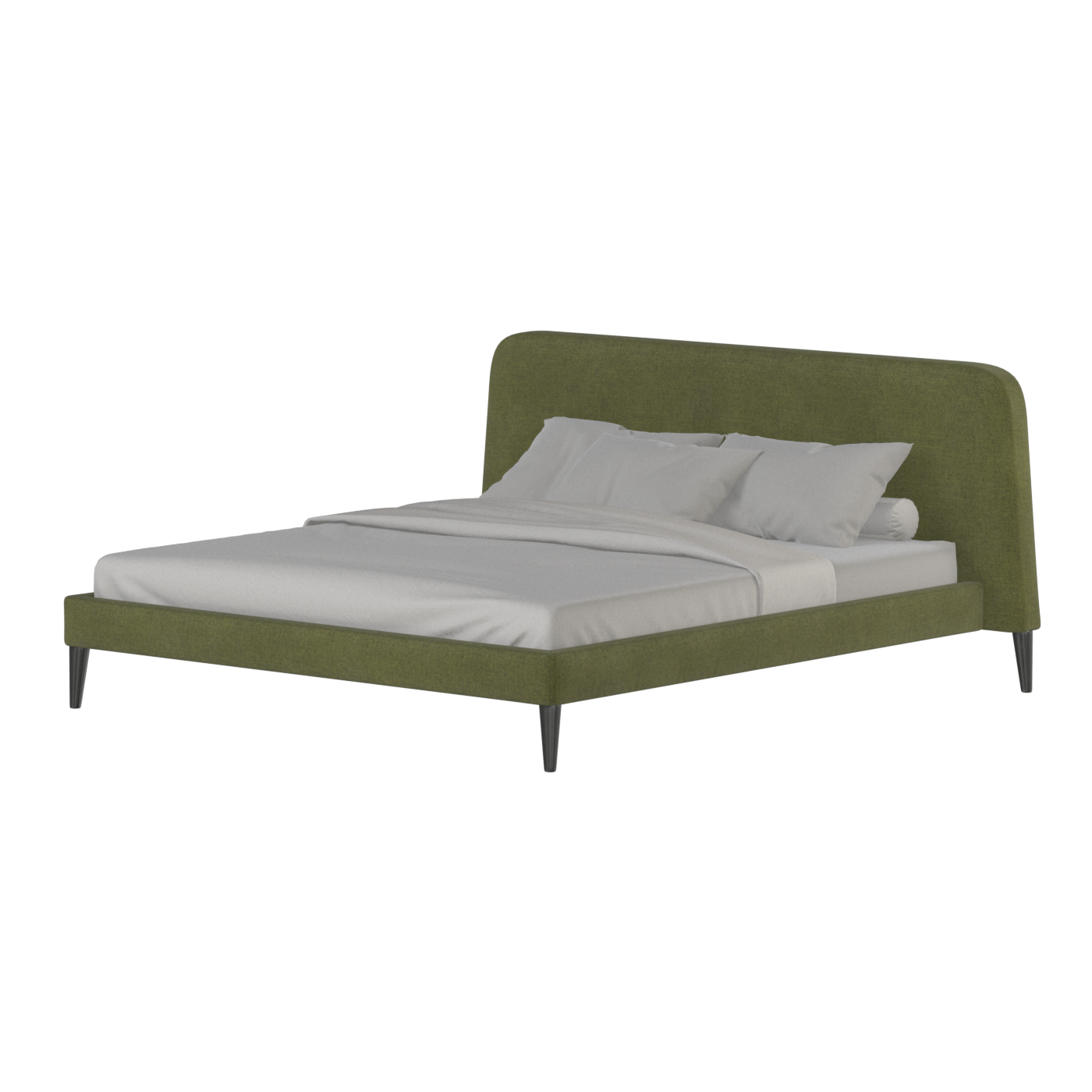 Selma Double Bed with Deep Vertical Tufting