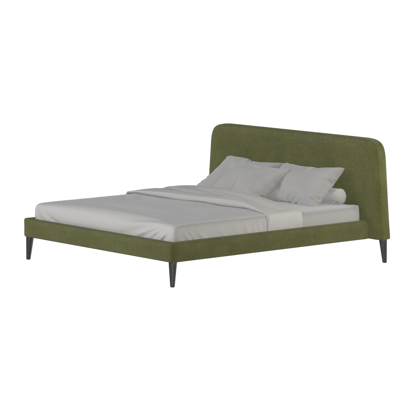 Selma Double Bed with Deep Vertical Tufting
