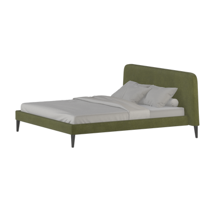 Selma Double Bed with Deep Vertical Tufting