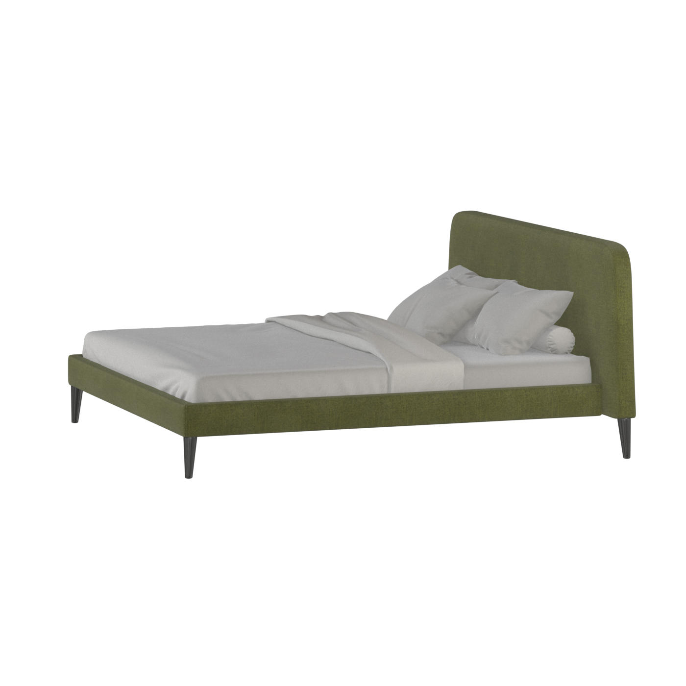 Selma Double Bed with Deep Vertical Tufting