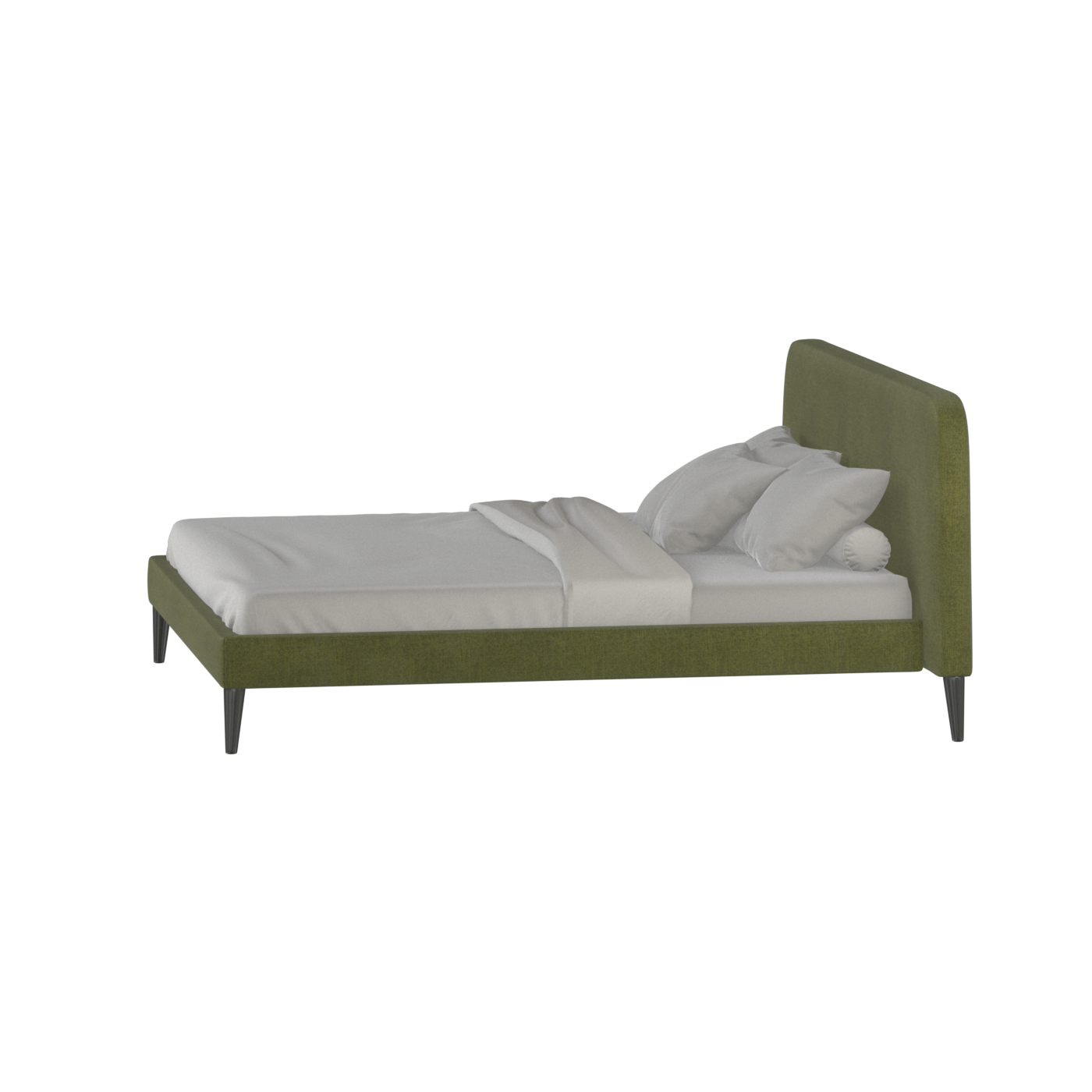 Selma Double Bed with Deep Vertical Tufting