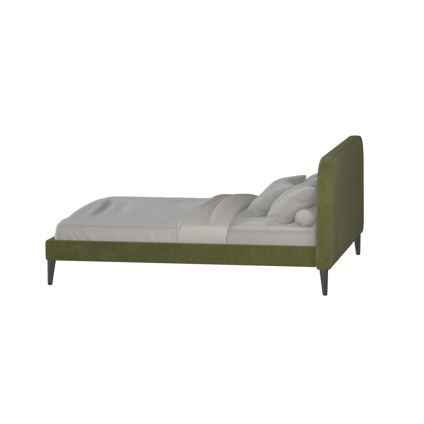 Selma Double Bed with Deep Vertical Tufting