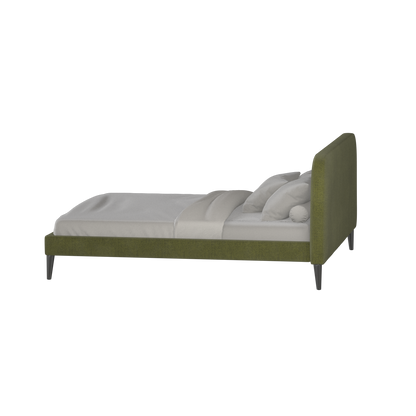 Selma Double Bed with Deep Vertical Tufting