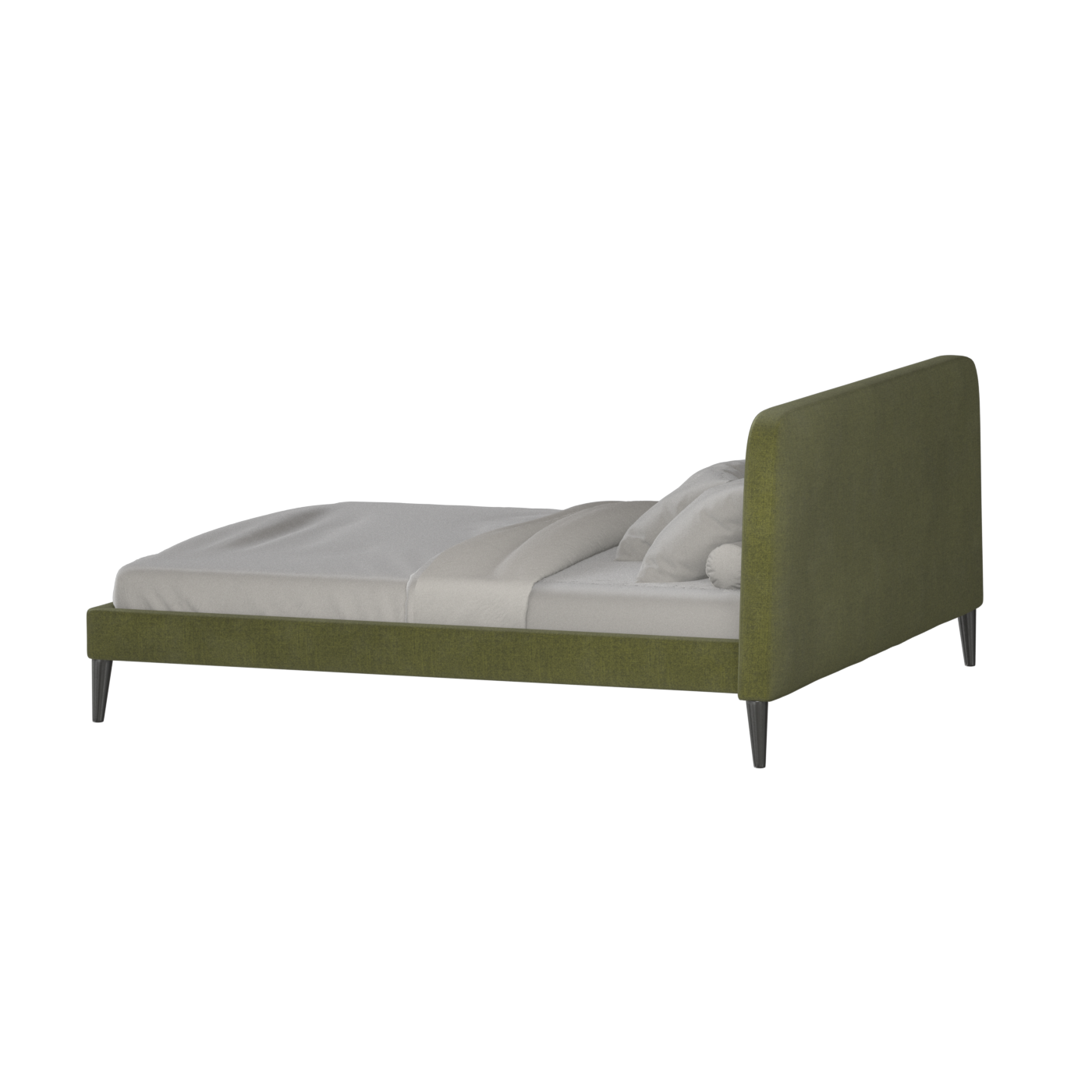 Selma Double Bed with Deep Vertical Tufting