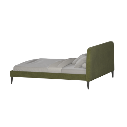 Selma Double Bed with Deep Vertical Tufting