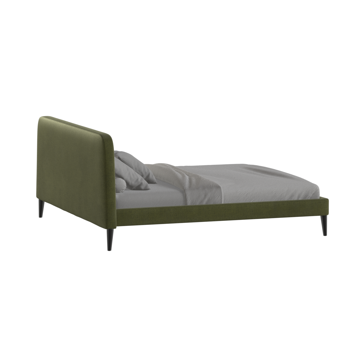 Selma Double Bed with Deep Vertical Tufting