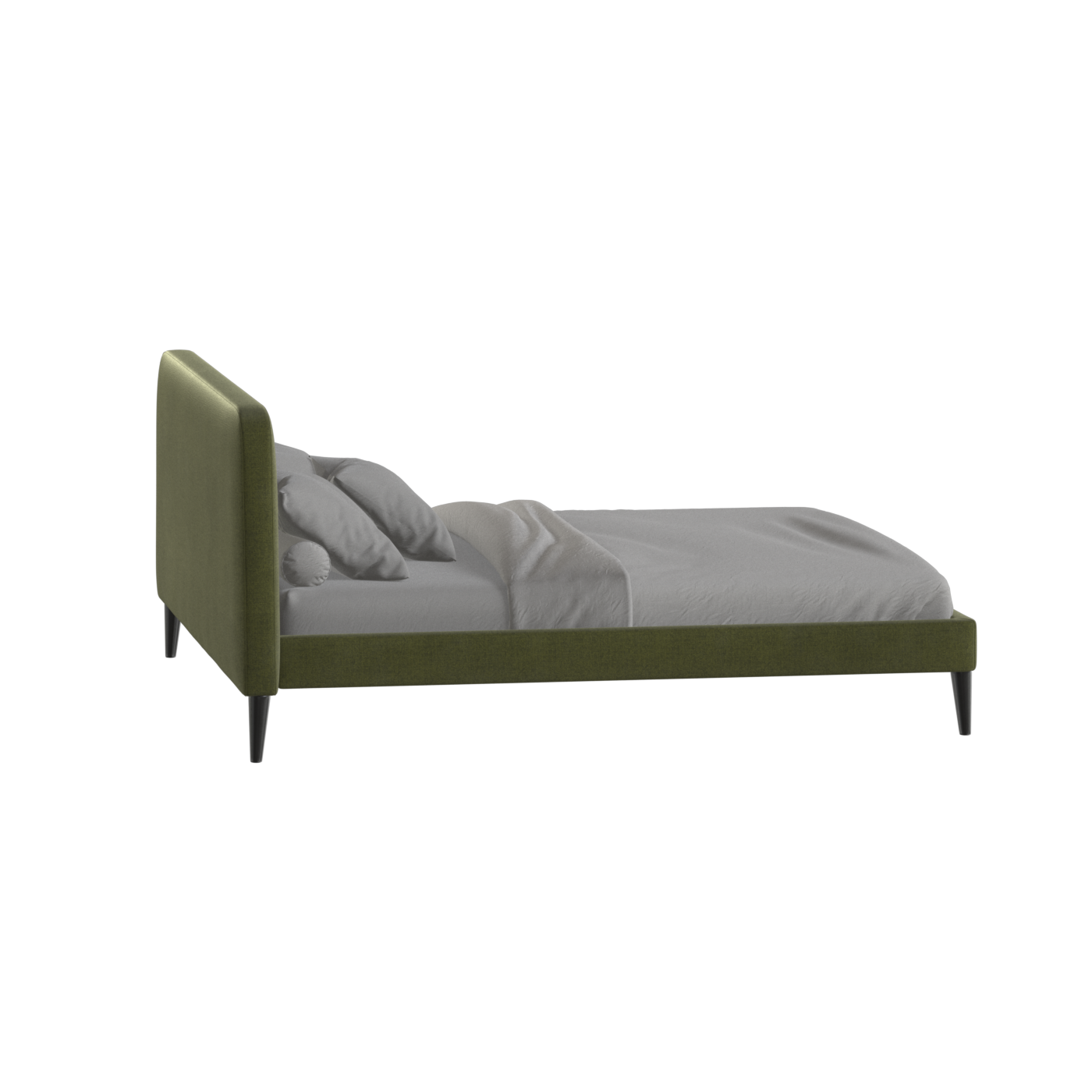 Selma Double Bed with Deep Vertical Tufting