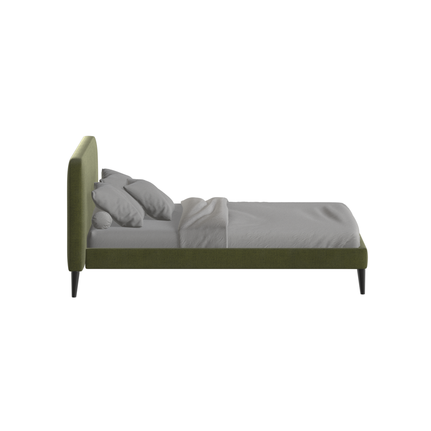 Selma Double Bed with Deep Vertical Tufting
