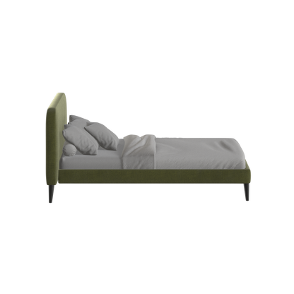 Selma Double Bed with Deep Vertical Tufting