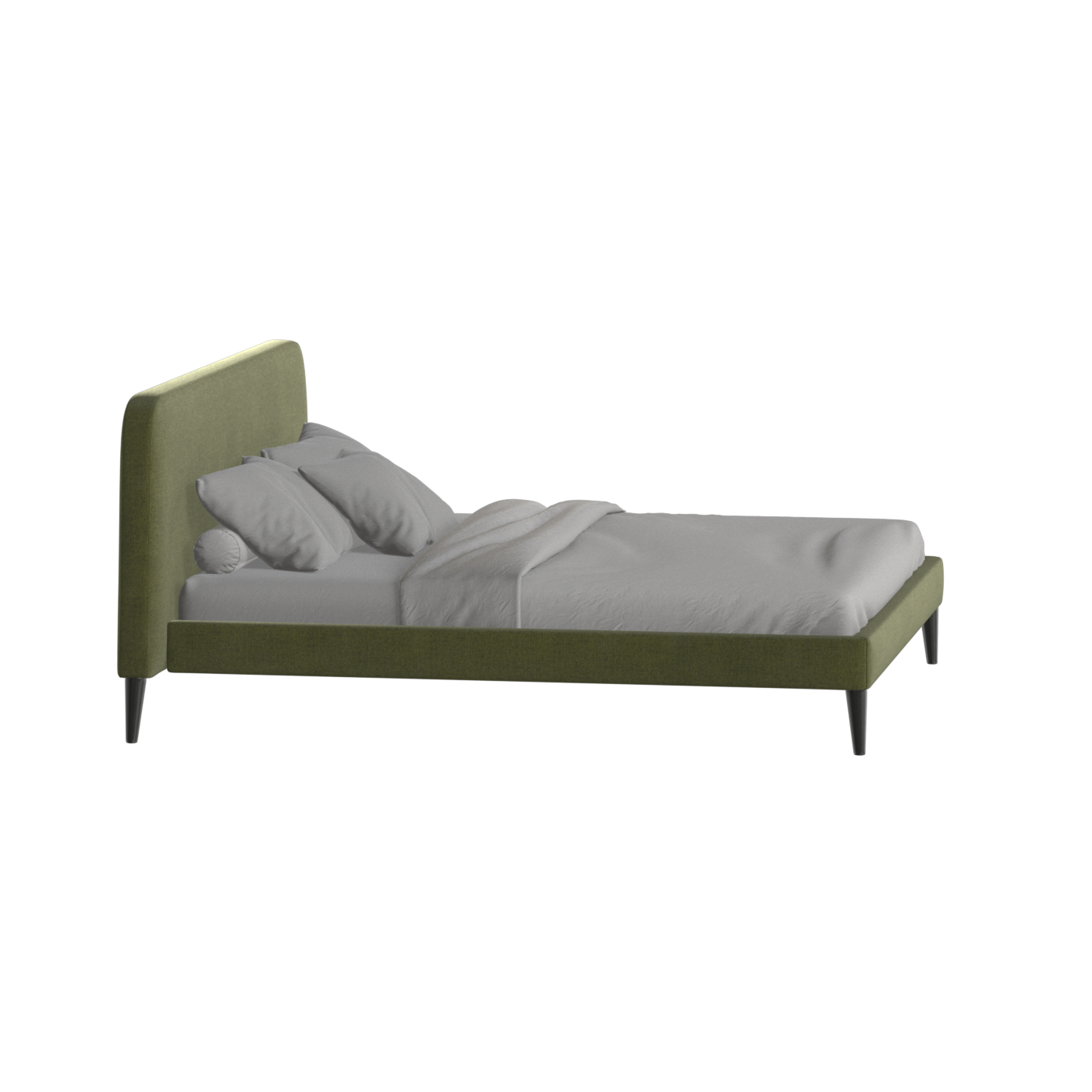 Selma Double Bed with Deep Vertical Tufting