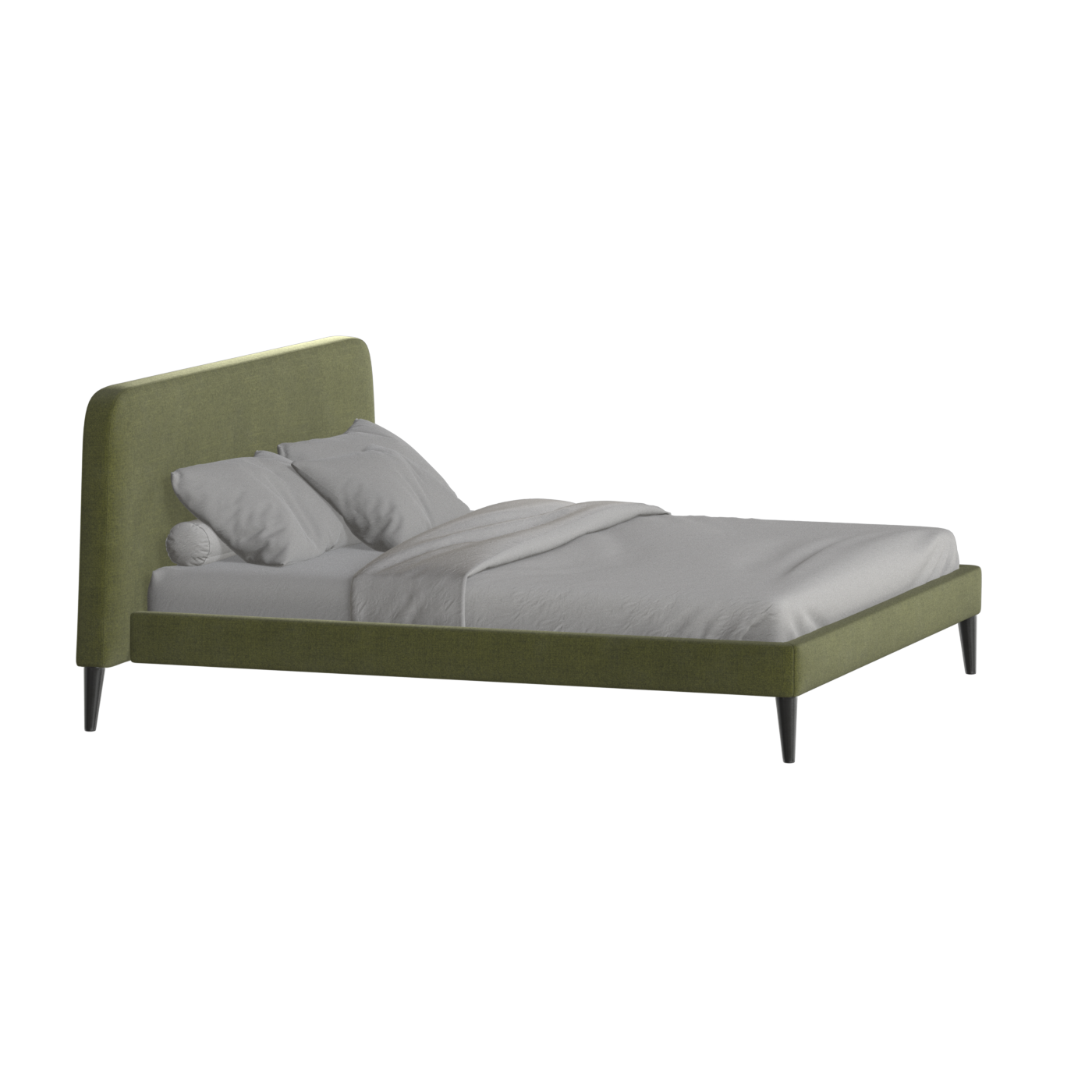 Selma Double Bed with Deep Vertical Tufting