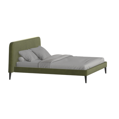 Selma Double Bed with Deep Vertical Tufting