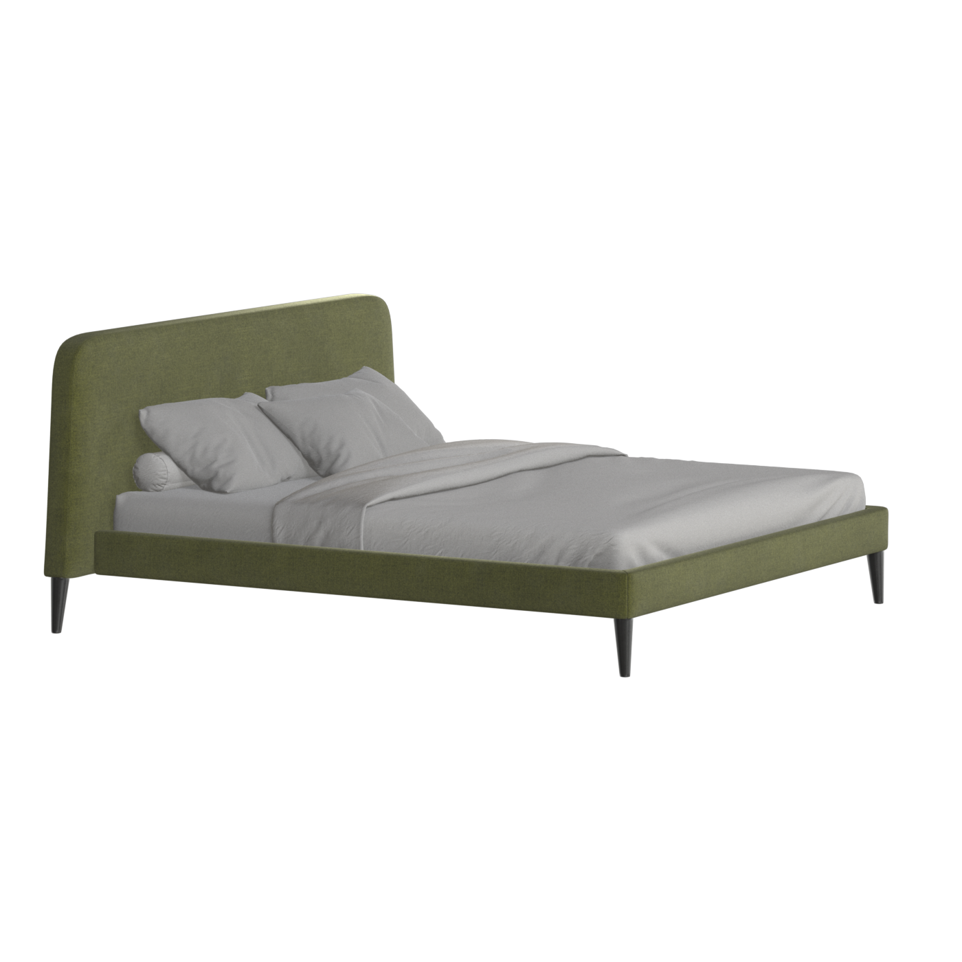 Selma Double Bed with Deep Vertical Tufting