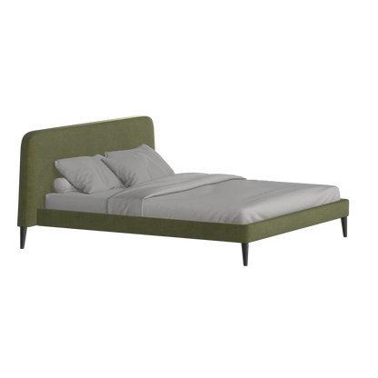 Selma Double Bed with Deep Vertical Tufting
