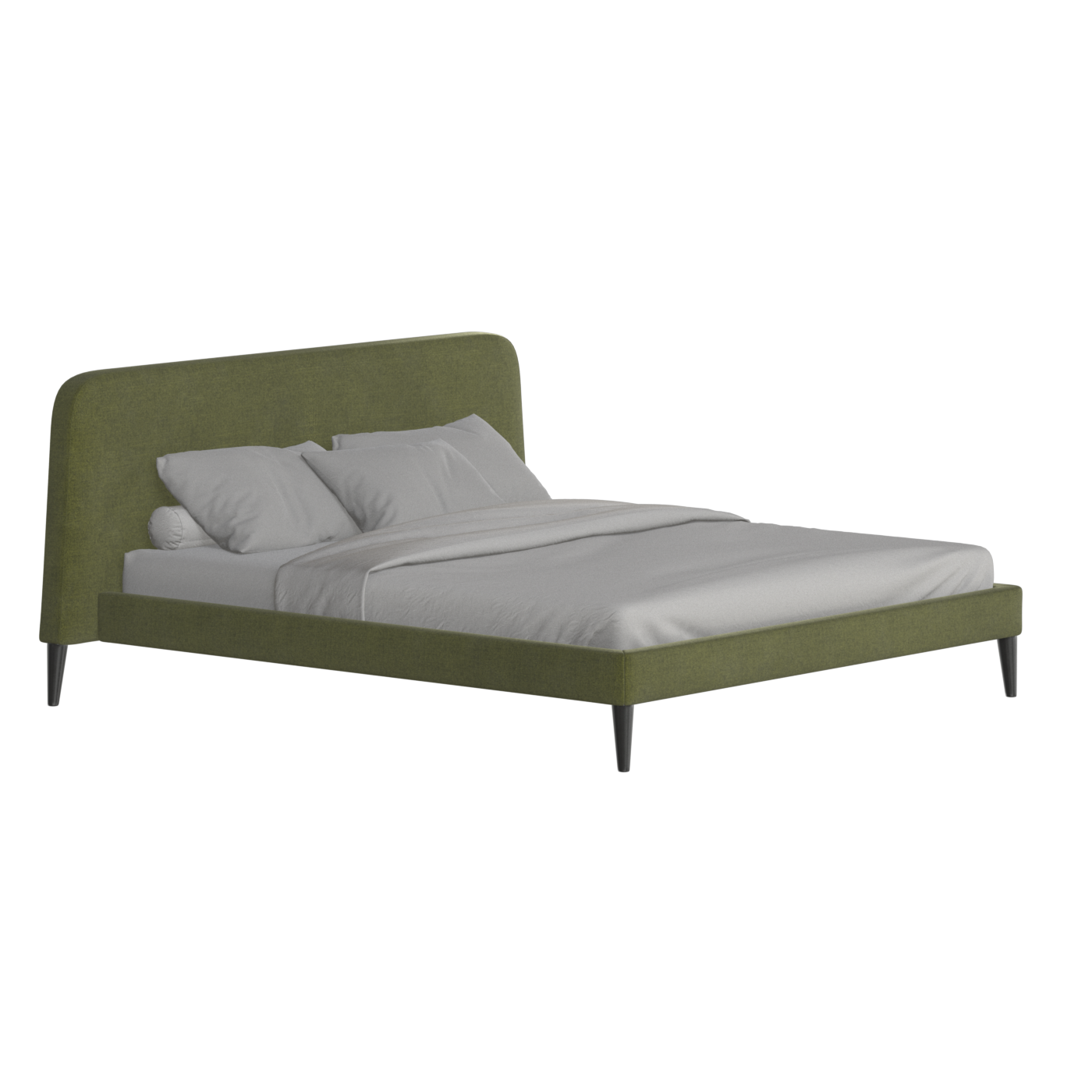 Selma Double Bed with Deep Vertical Tufting