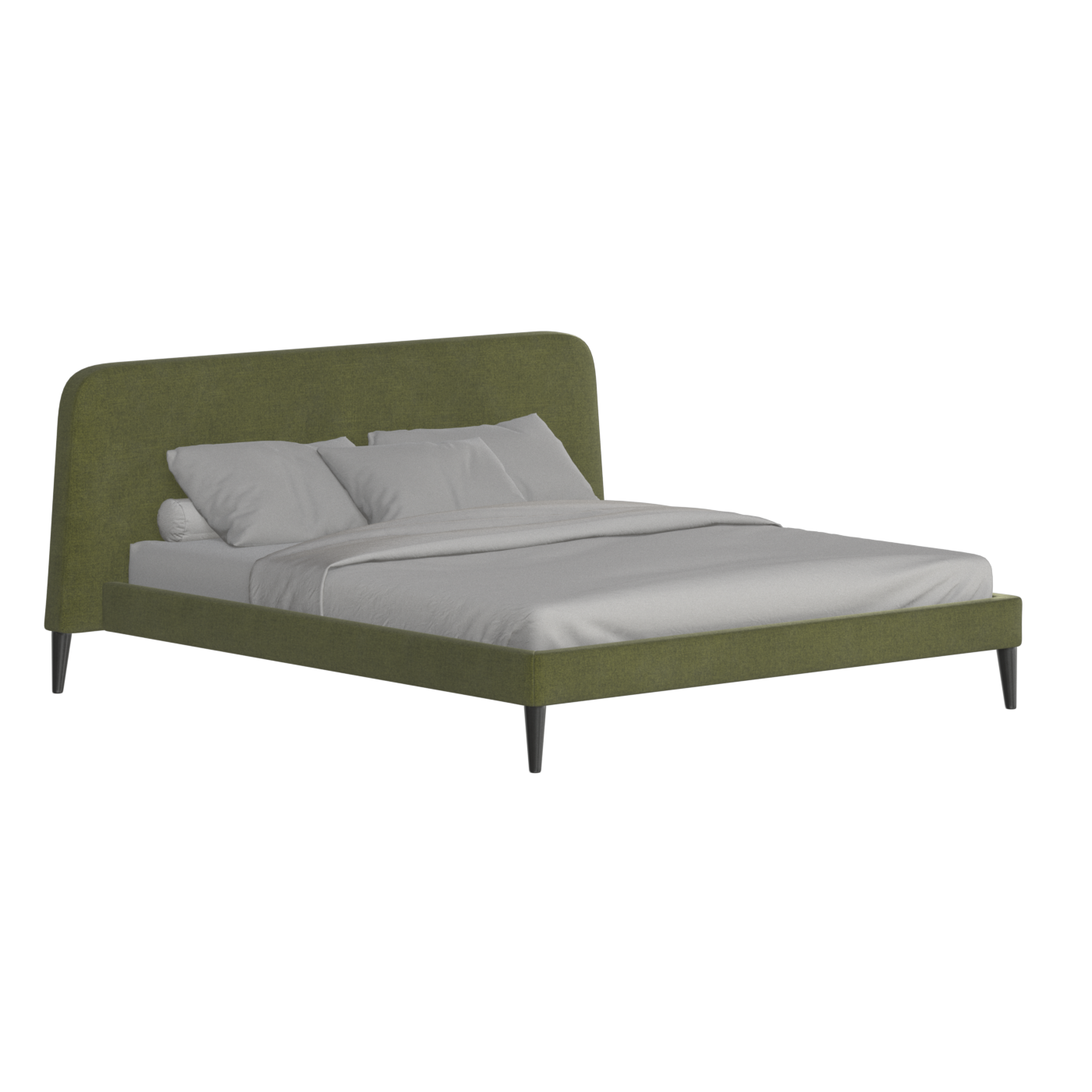 Selma Double Bed with Deep Vertical Tufting