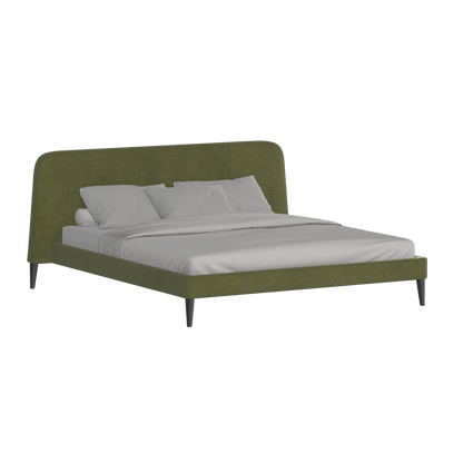 Selma Double Bed with Deep Vertical Tufting