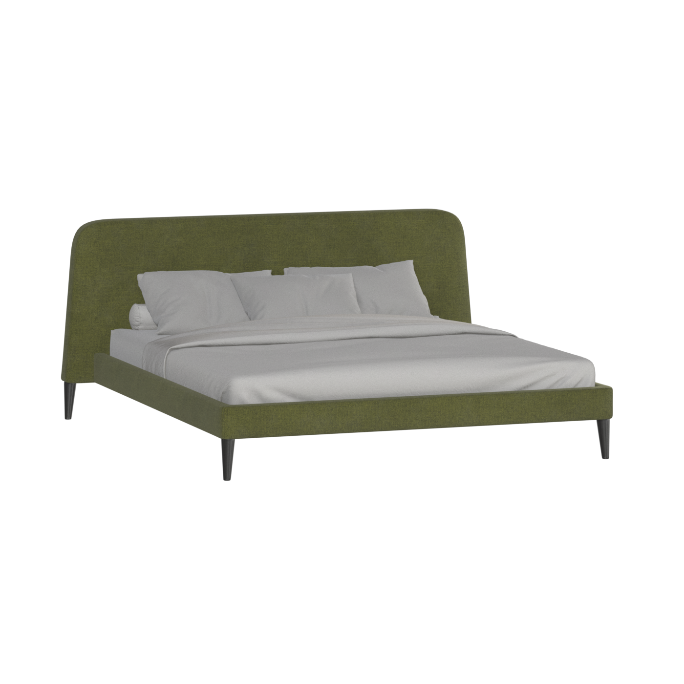 Selma Double Bed with Deep Vertical Tufting