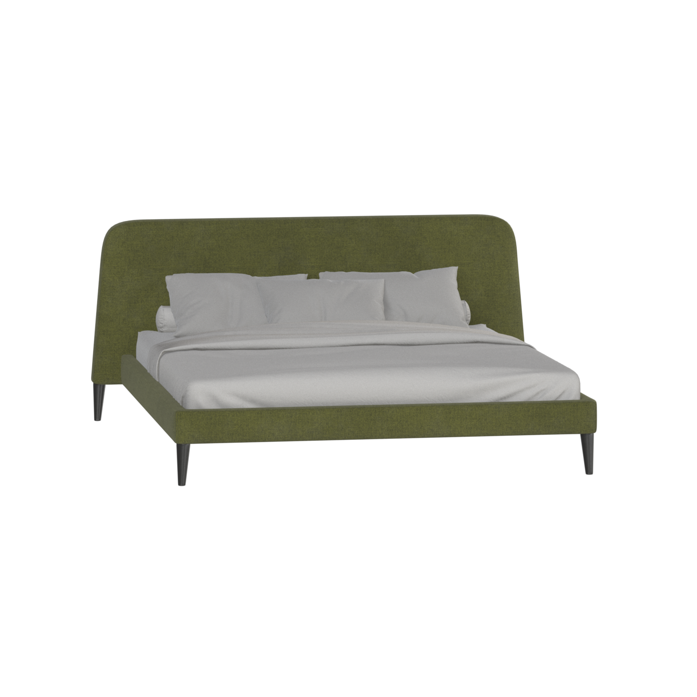 Selma Double Bed with Deep Vertical Tufting
