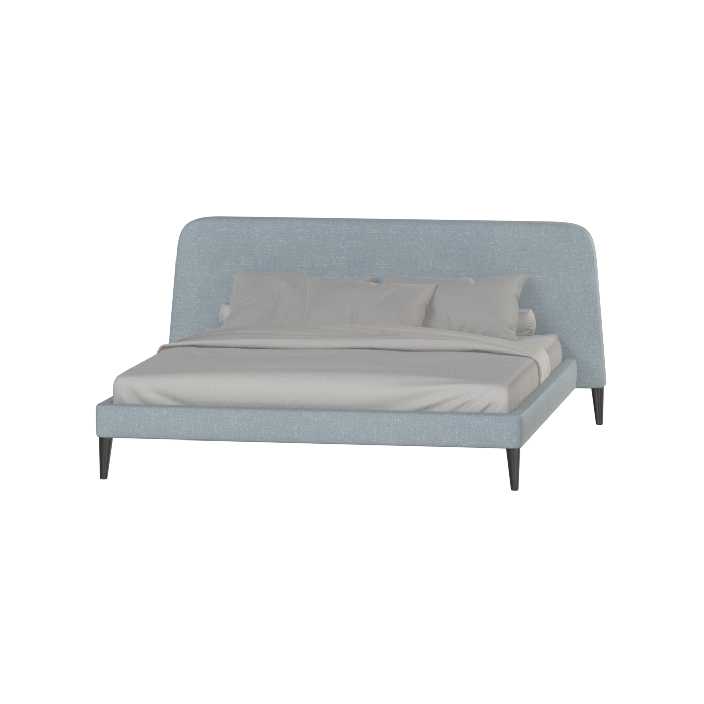 Selma Double Bed with Deep Vertical Tufting