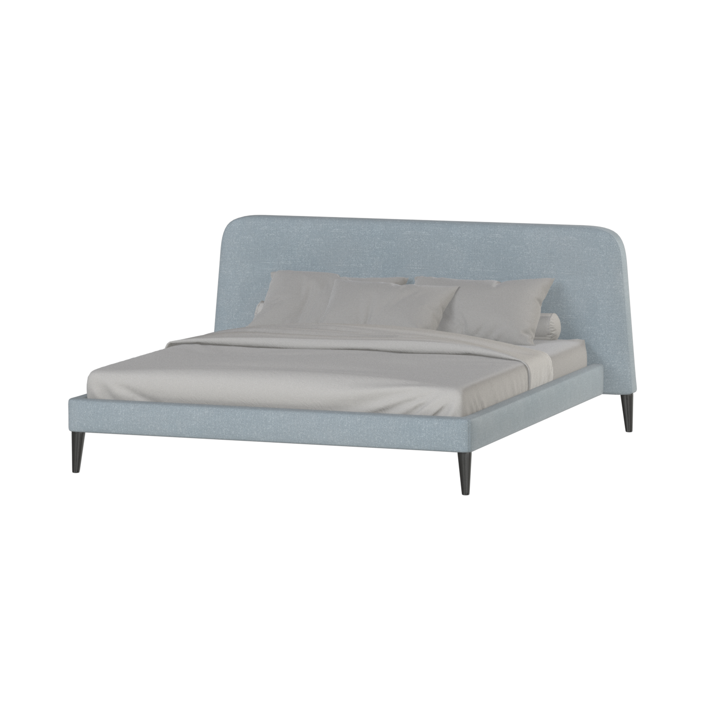 Selma Double Bed with Deep Vertical Tufting