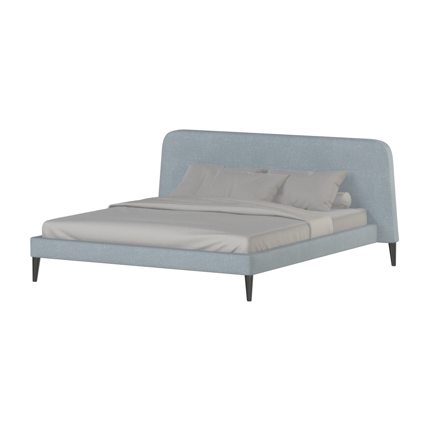 Selma Double Bed with Deep Vertical Tufting