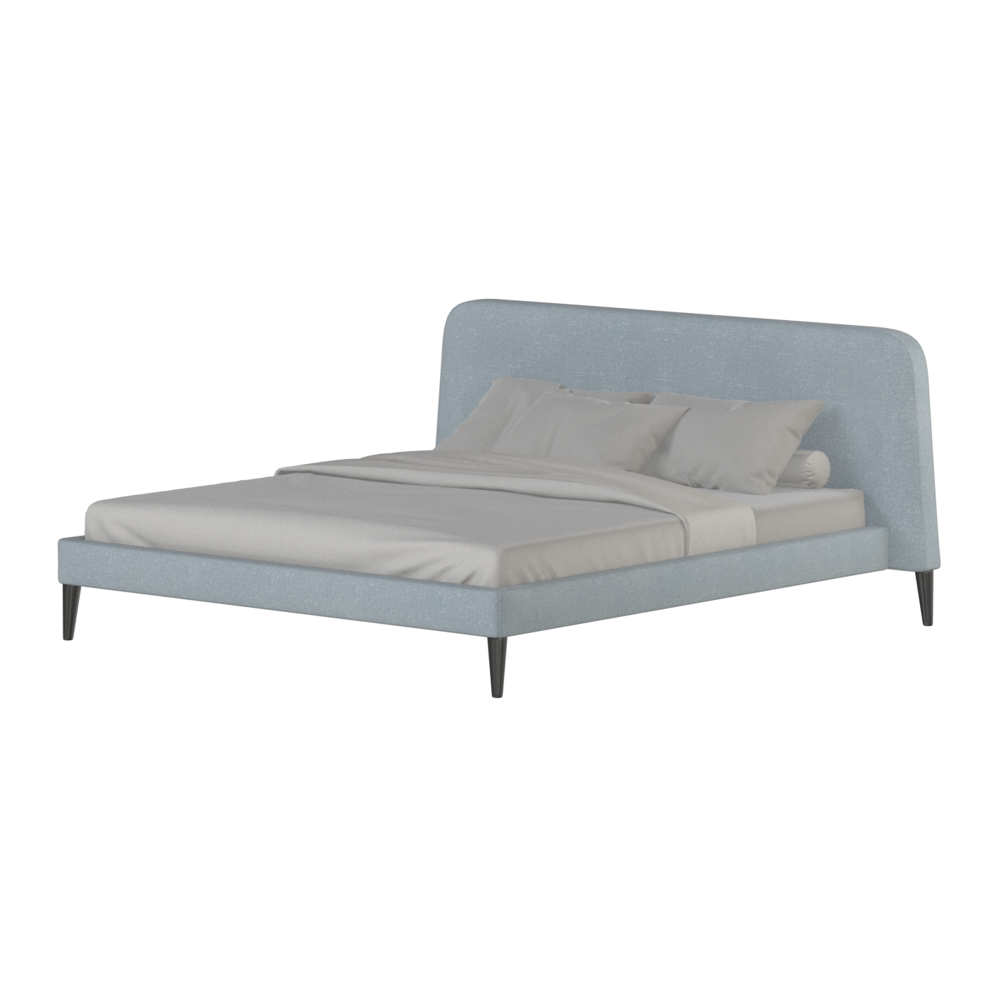 Selma Double Bed with Deep Vertical Tufting