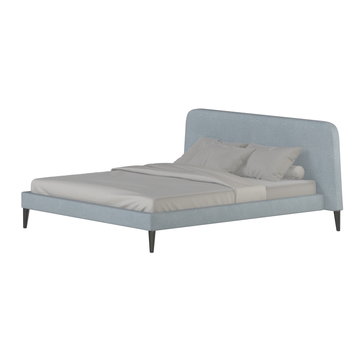 Selma Double Bed with Deep Vertical Tufting
