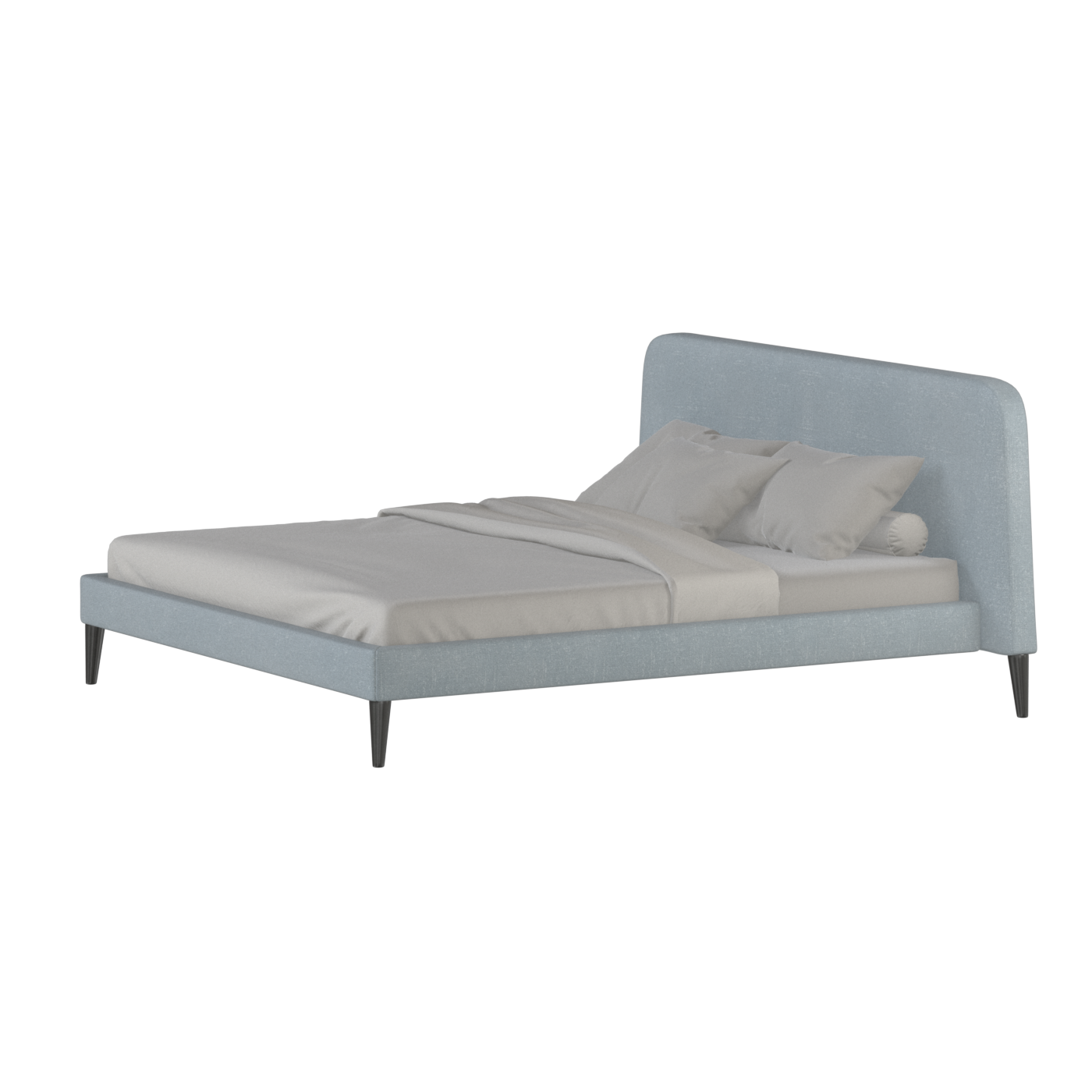 Selma Double Bed with Deep Vertical Tufting